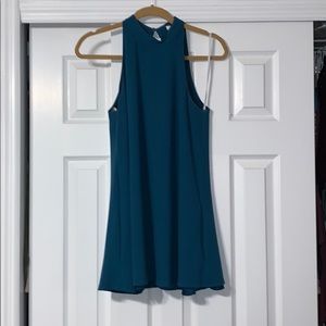Lovers & Friends Teal Halter Dress